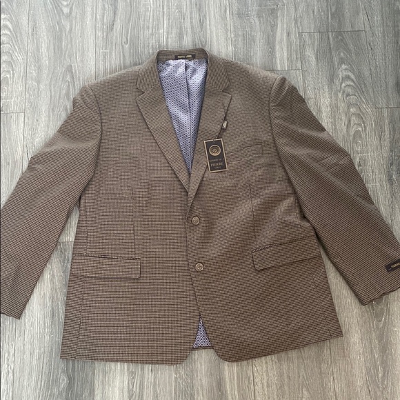 Classic Brown Men's Blazer - Picture 1 of 10